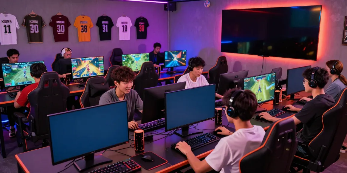 Dynamic gaming scene at KU88 with players engaged in competitive online activities.