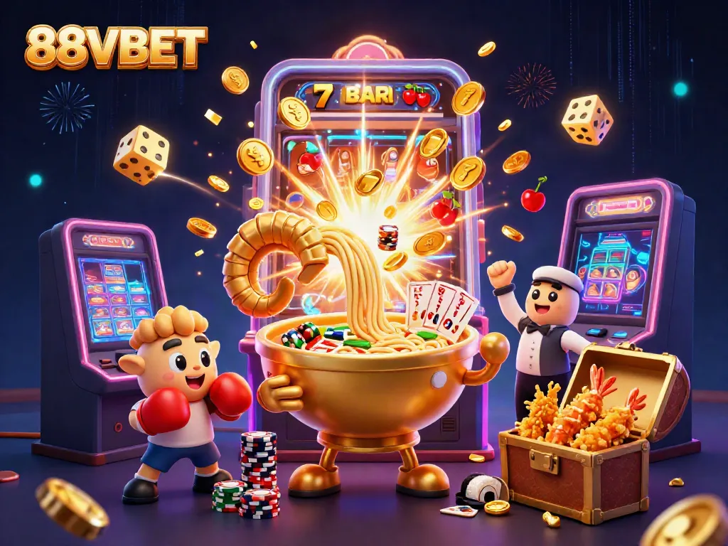 Experience dynamic gameplay with 88VBET's vibrant casino characters and jackpot excitement.